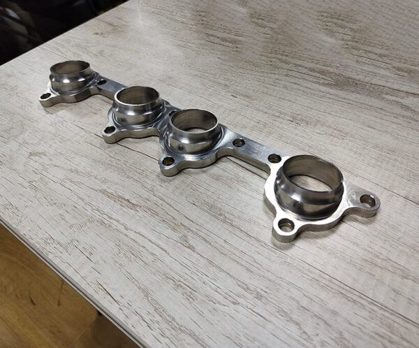 Cnc machined exhaust flange